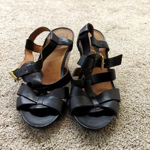 Clarks wedge sandals